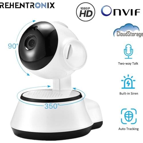 WiFi PTZ IP Camera 1080P ONVIF Wireless Security Camera Smart Home Indoor Auto Tracking Camera Night Vision Camera Baby Monitor