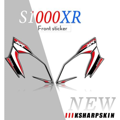 New Motorcycle Front Fairing Sticker 3D Gel Protector Number Board moto decals Suitable for BMW S1000XR 2015-2017 s1000 xr