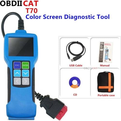 New Original T70 Code Reader Diagnostic Scan Tool T70 All OBD2 & EOBD & JOBD Code Scanner