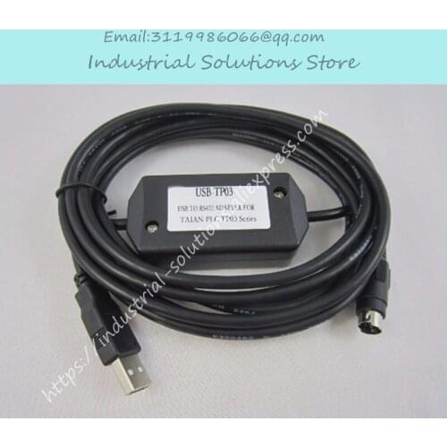 New TP03 PLC Programming Cable USB-TP03 Companion CD-ROM