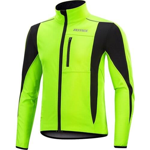 Autumn Winter Thermal Flannel Jacket for Motorcycle,Long Waterproof Wool Coat for Cycling Bicycle mtb,Road bike,Windproof Shirt