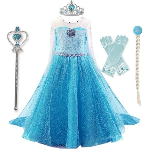 Girls Dress Children Clothes 4-10 Years Girls Halloween Party Kids Dresses for Girls Princess Costume Vestido Infantil