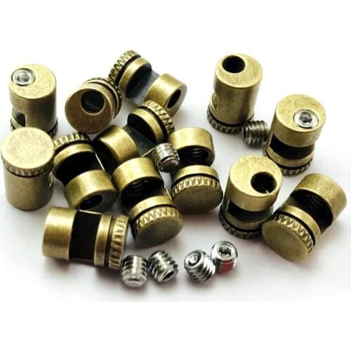 Retro Brass Buck Push knife Button For Buck 110 Folding Pocket Knife Thumb Stud Allen Wrench