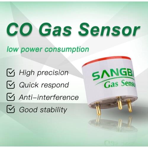 SANGBAG 1PC S4-CO carbon monoxide CO Sensor Resolution UART Analog Voltage Signal Low Power Consumption for gas detector