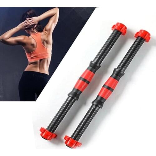Dumbbell Bar Connecting Steel Tube with Non-Slip Grip Barbell Bar Universal Dumbbell Rod Steel Weight Lifter Fitness Equipment
