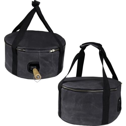 Pot Storage Bag Waterproof Camping Supplies Gas Canister Tableware Multifunctional Lunch Box Bag Stove Storage Bag