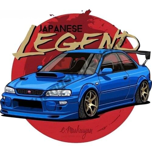 Impreza Funny Vinyl Car Sticker for Bumper Phone Decal Window Phone Trunk Waterproof Car Styling Exterior Accessories KK13x11cm