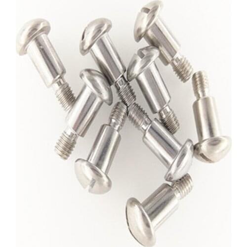 M3 M4 Slotting Screw Spherical Cylindrical head Bolts GB946 Axis Position Screws Stainless steel 1PCS