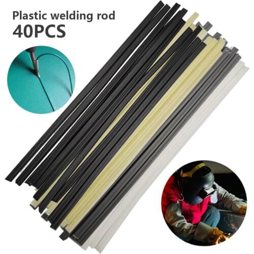 40pcs 200mm Welding Rods Plastic Soldering Sticks Multi-color Solde Set for Welder Electrodes Car Bumper Kayak Repair Tools