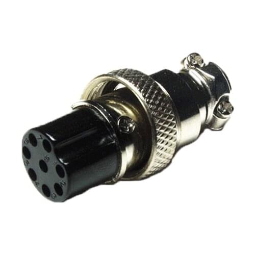 OPPXUN 5PCS 8 Pin Female Microphone Plug for Ham Radio CB Mic