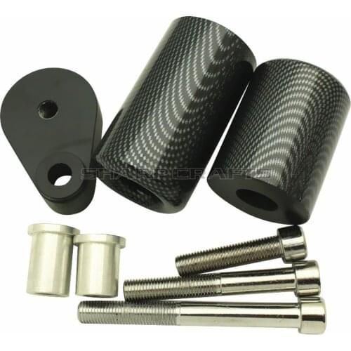 Motorcycle Accessories ZX6R Frame Sliders Crash Falling Protection Engine Protector Block For Kawasaki Ninja ZX-6R 636 2007-2008