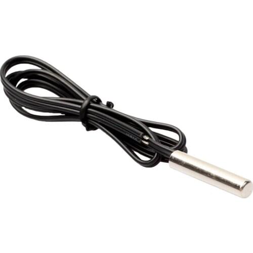NTC Temperature Sensor 0.5M 5pcs NTC 10K Ohm 1% 3435 Thermistor temperature sensor Cylinder Probe Wire Temperature Sensor Cable