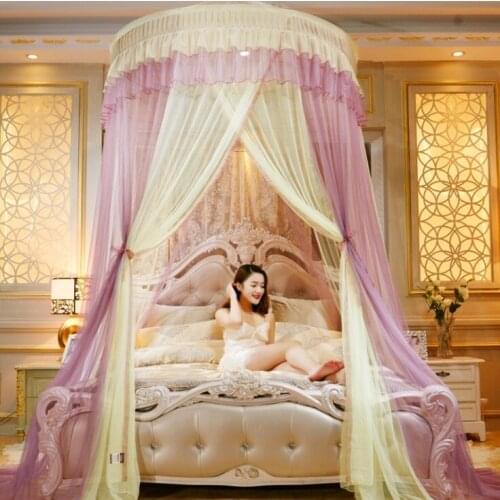 Elegant Hung Dome Mosquito Nets For Summer Polyester Mesh Fabric Home Textile Wholesale Bulk Accessories Supplies Products