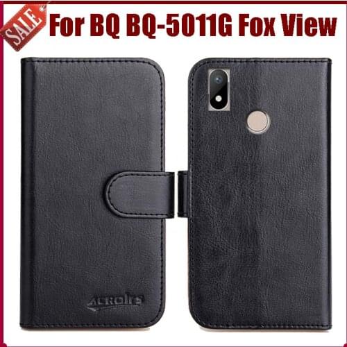 Hot Sale! BQ BQ-5011G Fox View Case New Arrival 6 Colors High Quality Flip Leather Protective Cover Phone Bag