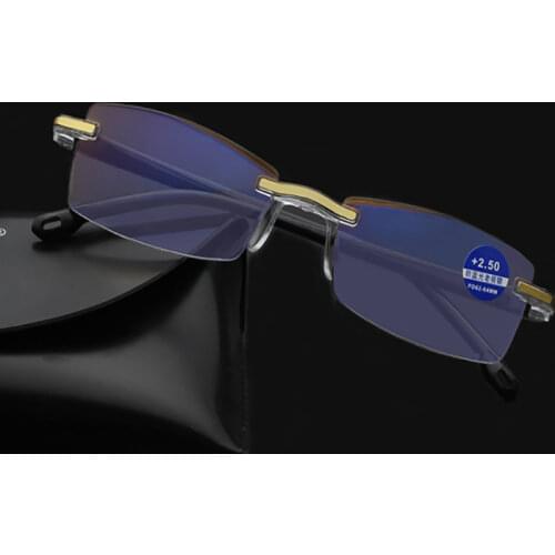 Anti Blue Light Cheap Rimless Best Selling Reading Glasses