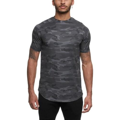 2021 New Mens Short Sleeve T Shirt Fitness Slimming Sport T Shirt Mens Brand Gym Top Dress Summer Running T Shirt Men