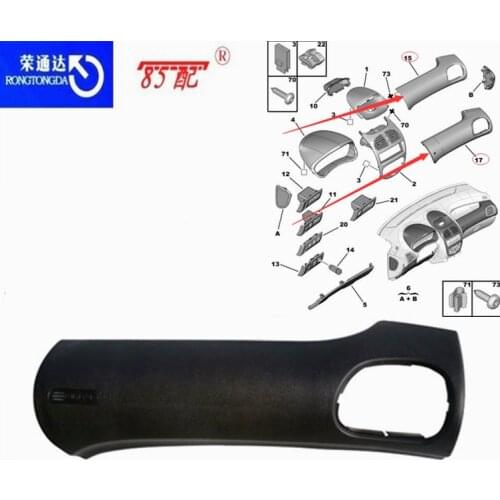 Dashboard trim panel 8226CL 822673 8220WV For Peugeot 206 For Citroen C2 Right front passenger instrument panel cover panel trim