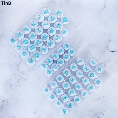 Plastic Cookie Cutter Letter 3 Set Alphabet Number Fondant Cake/Biscuit/Baking Mold Cookie Stamp/Tools Baking Tools For Cakes
