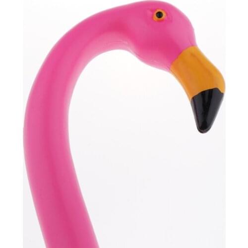 2 Pieces Realistic Flamingo Model Stake Garden Lawn Patio Home Decor