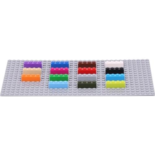 100pcs/lot Building Blocks Spare Part 1*4 Higher Brick MOC Creator DIY Assemble Toy for Adult Children with Logo