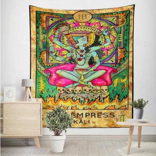 Tarot Tapestry Wall Hanging Cloth Customized Ghost Background Room Decoration Art Painting