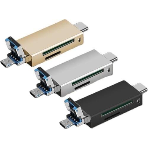 Memory Card Reader Multifunctional Tf Card Sd Card Otg All-in-one Micro Android Computer Universal Type-c
