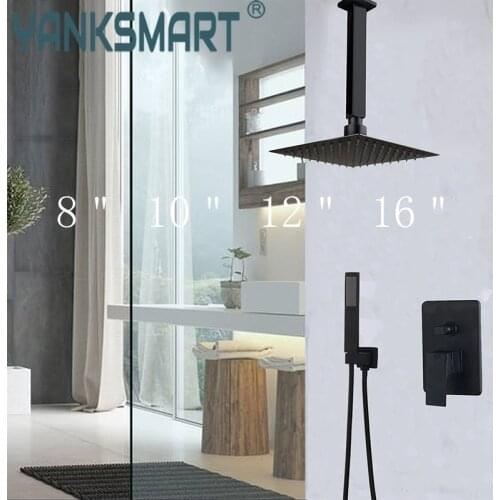 Черные душевые системы YANKSMART China At AliExpress