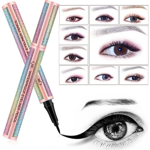Starry Sky Liquid Eyeliner Pen Waterproof Longlasting Quick Dry Eyeliner Pencil Non-blooming Smooth Eyes Makeup Tools