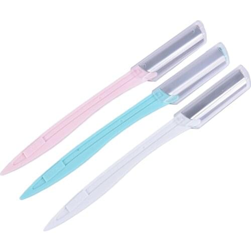 1pc Women Face Eyebrow Hair Fashion Removal Safety Razor Trimmer Shaper Facial Hair Mini Makeup Shaver