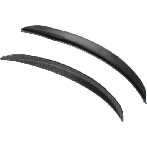 2 Pcs Universal Carbon Fiber Wheel Eyebrow Arch Fender Mudguards Protective Lip Strips Mud Flaps Car Accessories 32.5cm