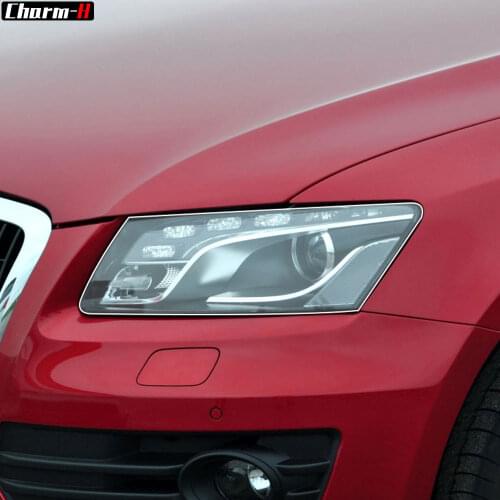 2X Car Headlight Self Healing Protective Film Vinyl Protection Transparent TPU Decal Sticker for Audi Q5 SQ5 FY 8R 2009-2020