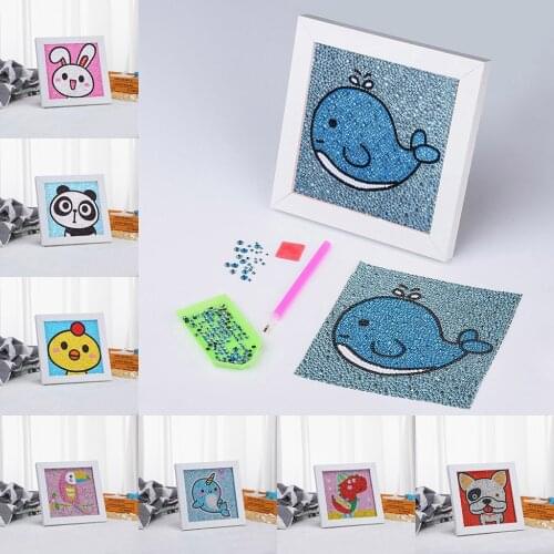 5D DIY Diamond Painting Kits for Kids Full Drill Diamond Art Mosaic Cross Stitch Embroidery Crystal Painting by Number Kits