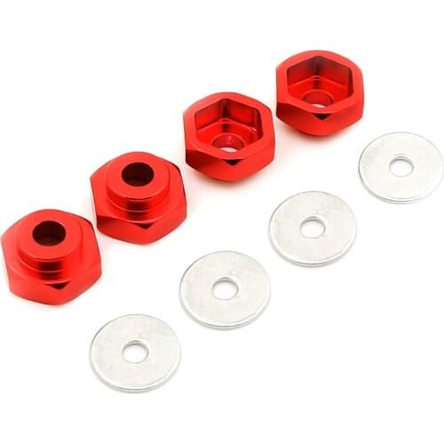 Aluminum alloy 12mm to 17mm Metal Conversion Adapter for RC 1/10 to 1/8 Model Car On/Off-road / Truck Tire