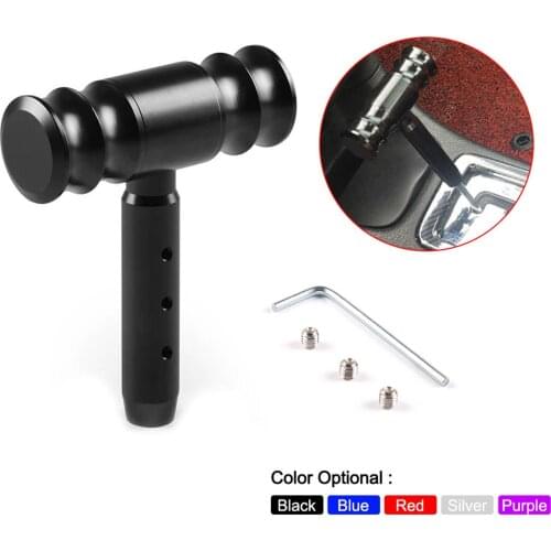 Aluminum Alloy Aircraft Joystick Car Gear Shift Knob Manual Shifter Levers Head Car Accessories Interior