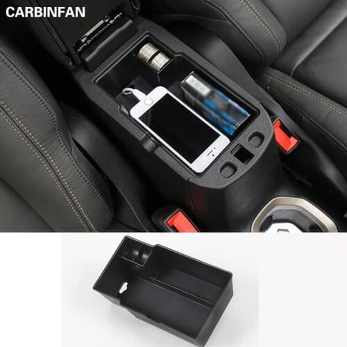 Car Styling ABS Car Interior Armrest Storage Box Decoration Glove Box Tray For Jeep Renegade 2015 up