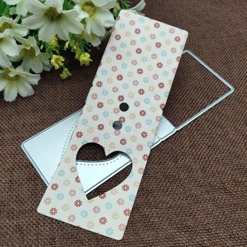 Love label Metal Cutting die keychain shaker Heart Paper Key Chain Scrapbook Paper Craft Card Punch Art Knife Cutter
