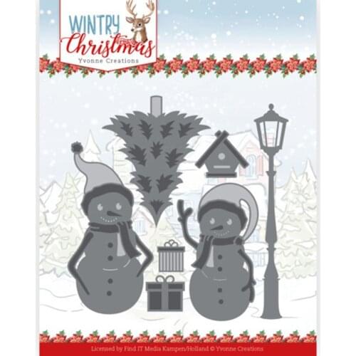 CH 2021 New Arrival snowman Metal Cutting Dies Stencils For Scrapbooking Photo Album Decoration Embossing Paper Card Craft