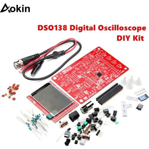 DSO138 Digital Oscilloscope DIY Kit 2.4 "tft DIY Parts for Oscilloscope Making Electronic Diagnostic-tool Learning Set