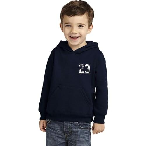Children hoodies Sweatshirts kids 23# sportwear Basketball boy girl hooded pullover topshirts Teenagers Tracksuit Jersey