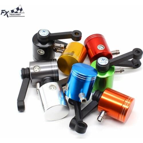 FXCNC Universal Motorcycle Brake Fluid Reservoir Clutch Tank Oil Fluid Cup For Honda CBR250R CBR300R CBR500R CB300F CB500F CB600