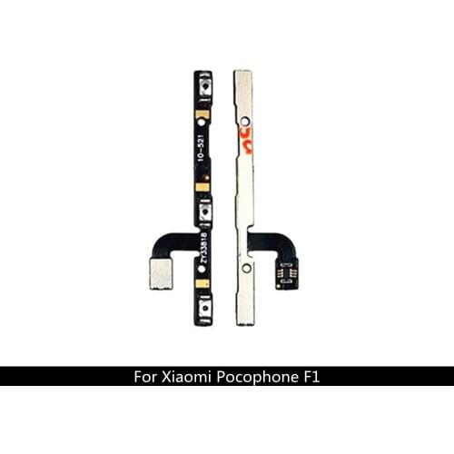 For Xiaomi Pocophone F1 New Power On Off Volume Up Down Key Button Poco F1 Switch Ribbon Flex Cable Replacement Parts