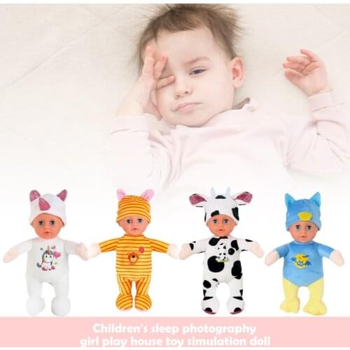 Emulated Cute Newborn Baby Simulation Music Reborn Infant Doll Model Toys Photography Props Girl Play House Toys