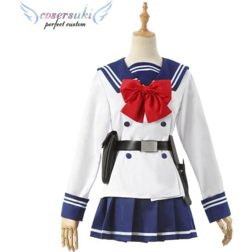 Tenkuu Shinpan/ High-rise Invasion Yuri Honjou Cosplay Carnaval Costume Halloween Christmas Costume