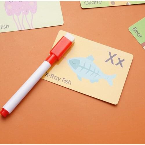 Early Childhood Education Card Animal Addition Subtraction Multiplication And Division Cards 27 Cards And A Pen 63*88mm