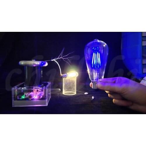 Tesla coil, artificial lightning, wireless lighting, scientific and educational experiment tools, magnetic storm coil, music arc