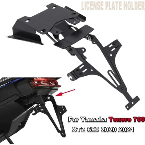 NEW Motorcycle Rear License Plate Holder Bracket For Yamaha Tenere 700 Tenere700 2020 2021