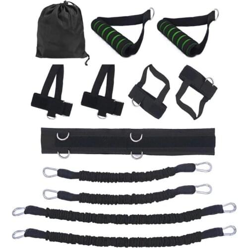 Fitness Resistance Bands Set Adjustable Boxing Exerciser Jumping Strengthening Trainer Belt Equipment Home Gym