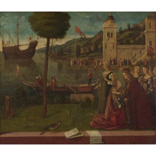 Wholesale Famous oil painting Replica # London Museum Religious ART # vittore carpaccio - the departure of ceyx painting