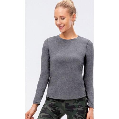 Autumn Thermo Long Sleeve Yoga Shirts Sport Top Running T-shirts Winter Thermal Underwear Quick Dry Mesh Gym Femme Sweatshirts