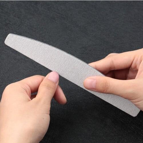 5 pcs/10pcs/lot Sandpaper Nail File Lime 100/180 Double Side Block Set Grey Nail Files For Gel Polish Manicure Tool